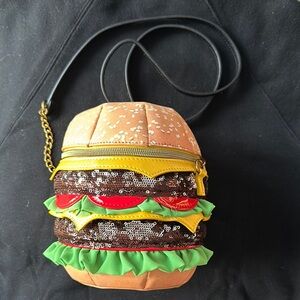 Hamburger Shaped Crossbody Bag